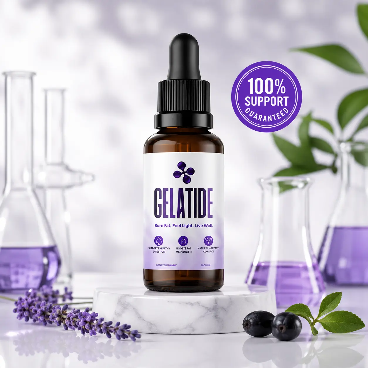 Gelatide Drops 60-day guarantee