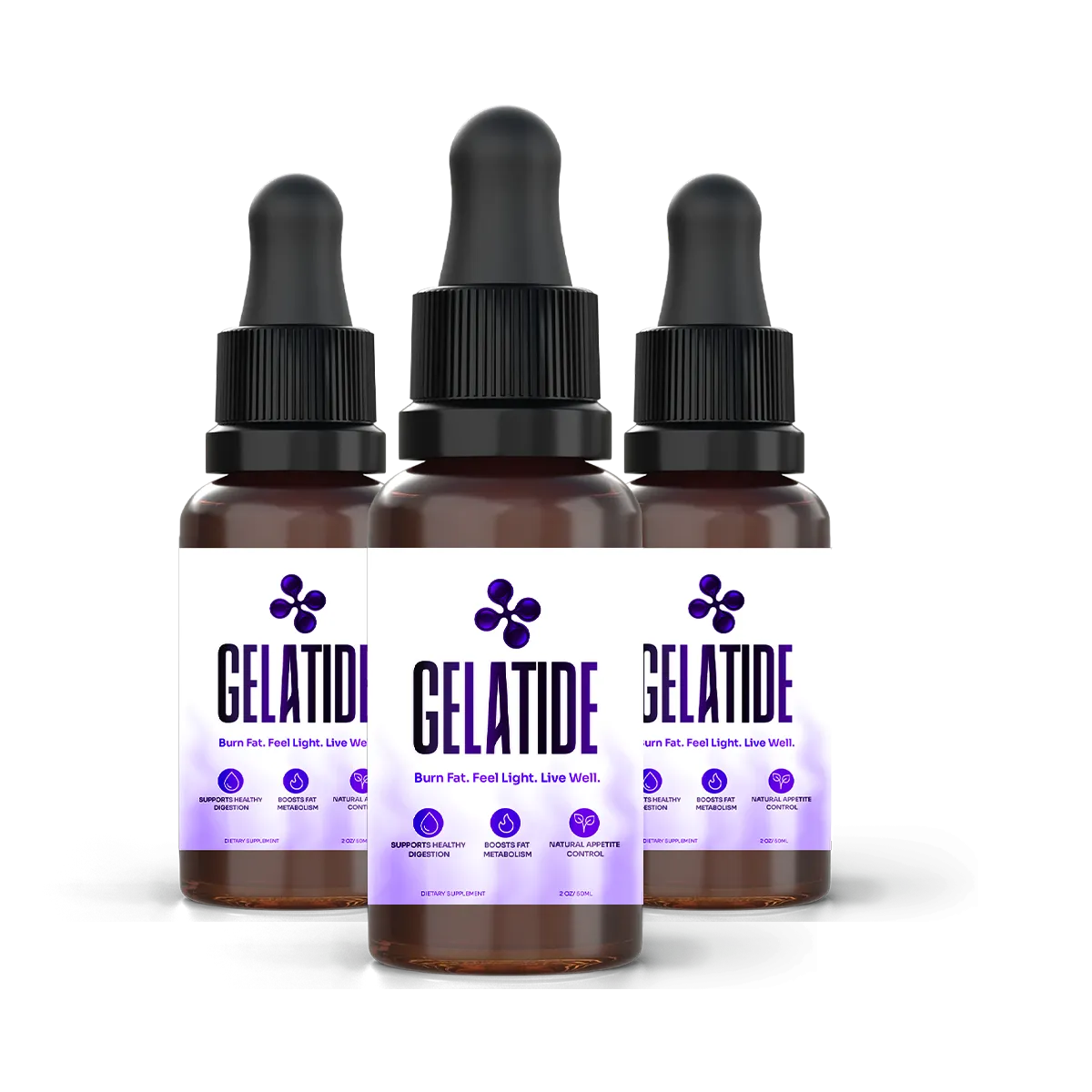 Gelatide Drops 3 bottle package